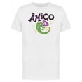 thumbnail image 1 of Smiling Chameleon T-Shirt Men -Image by Shutterstock, Male 3X-Large, 1 of 2