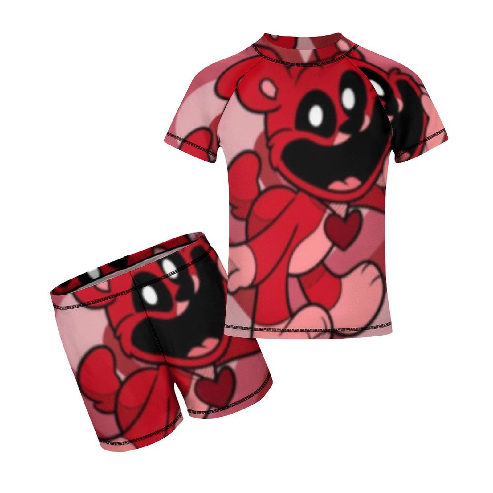Smiling Critters BearHug Children's Cartoon Swimsuit Set Summer Beach