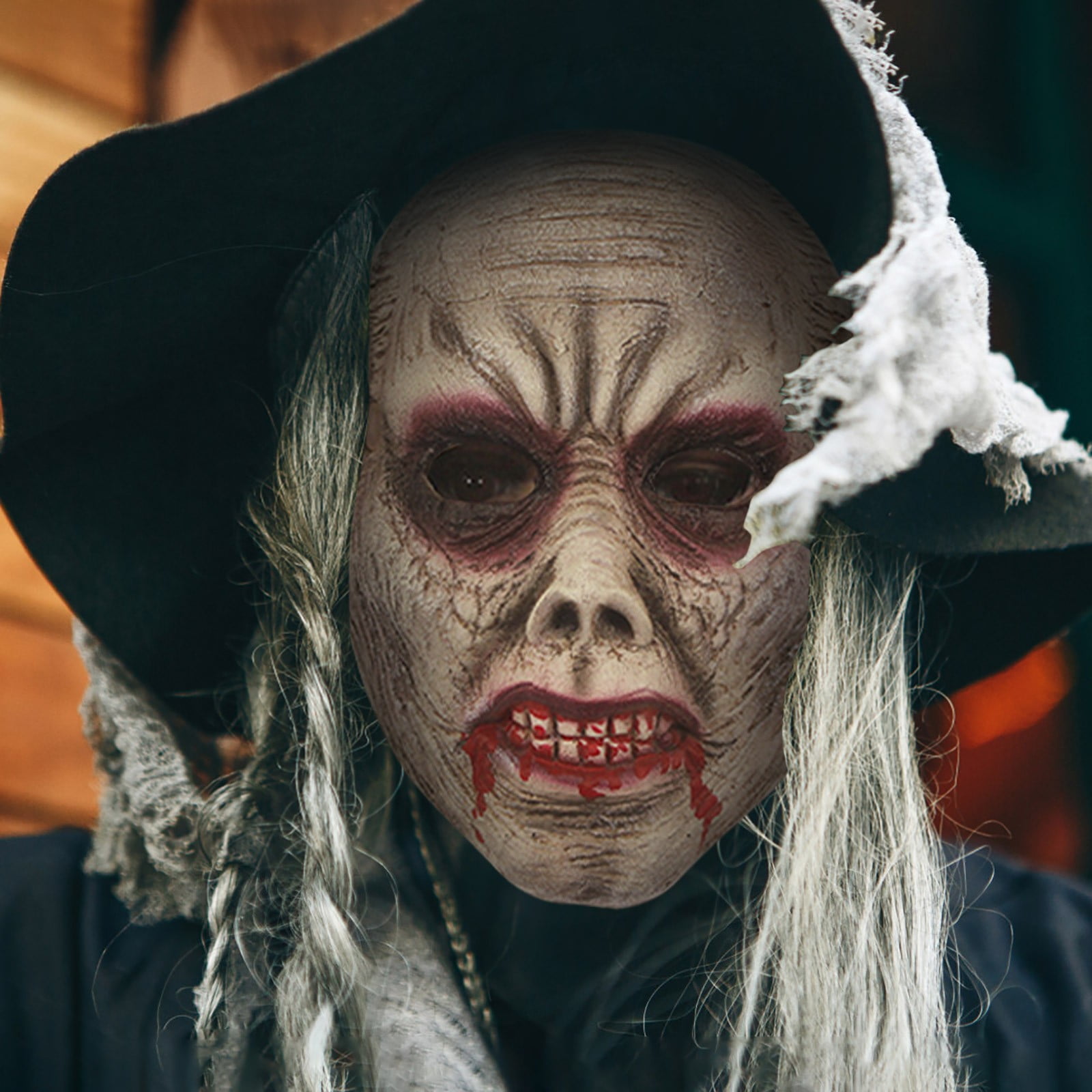 Smiling Demons Horror Mask Halloween Masks for Adults Womens Halloween