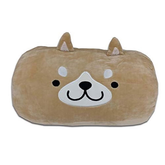 Smiling Dog Face Hand Muff - Brown, Polyester, Warm, Unisex, Adult and Children