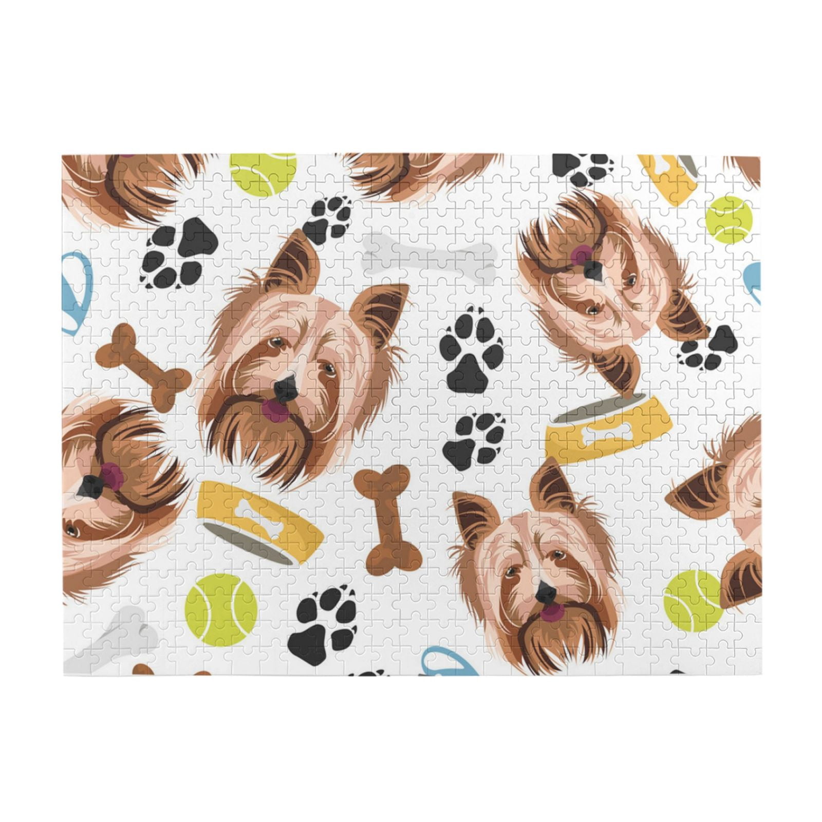 Yorkshire Terrier 1000 Piece Jigsaw Puzzle - Challenging Dog Portrait Puzzle For Adults, Family Game, Wall Art