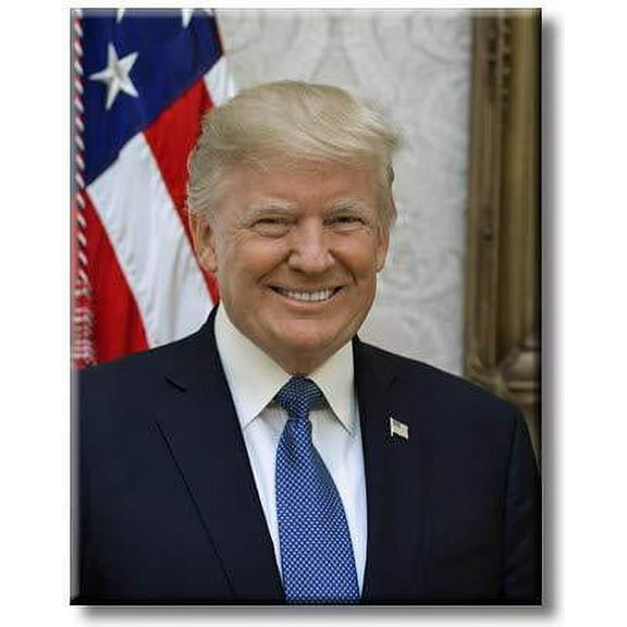 Smiling Donald Trump, Picture on Stretched Canvas, Wall Art D?cor, Ready to Hang