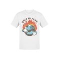 thumbnail image 1 of Smiling Earth on Fire Women's T-shirt, 1 of 3