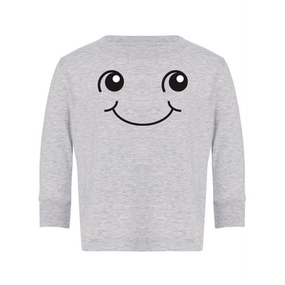 Smiling Face Long Sleeve Toddler -Image by Shutterstock, 4 Toddler