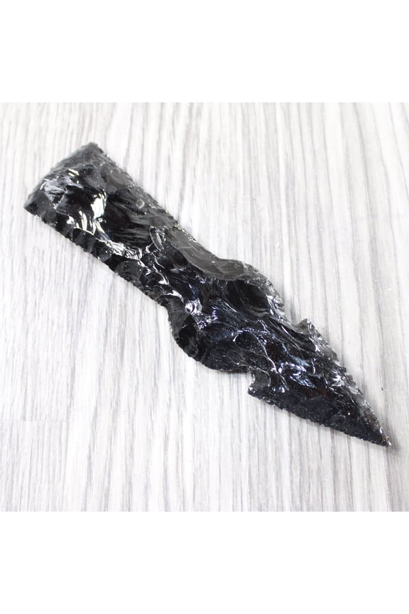 1 Obsidian Ornamental Tomahawk Head #1258 Axe Hatchet Ax