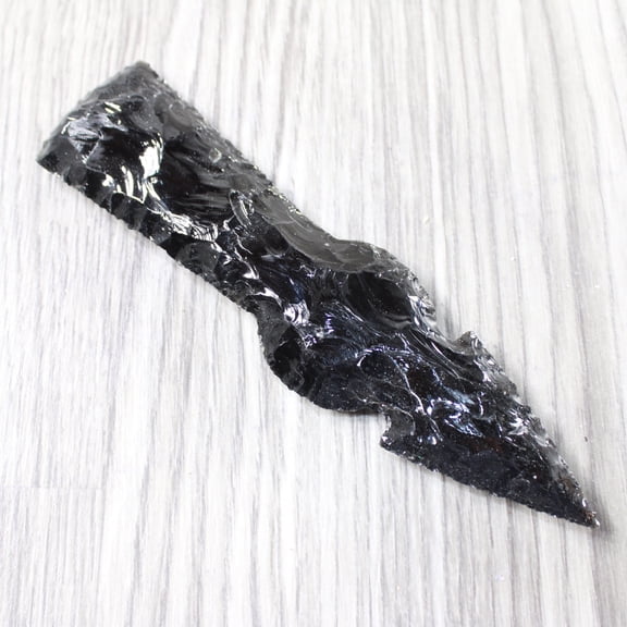 1 Obsidian Ornamental Tomahawk Head  #1258    Axe Hatchet Ax