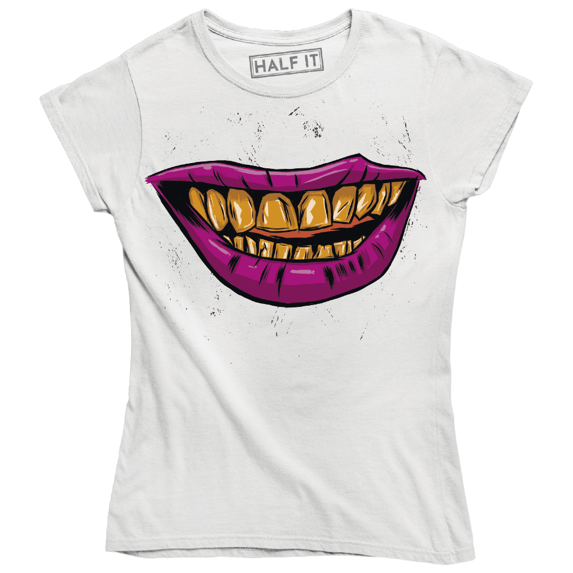 Smiling Face With Rotten th, Golden Colored funny Gold th T-Shirt