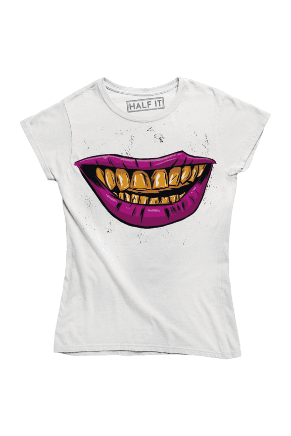 Smiling Face With Rotten th, Golden Colored funny Gold th T-Shirt