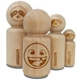 thumbnail image 1 of Smiling Face with Missing Tooth Dentist Teeth Rubber Stamp for Scrapbooking Crafting Stamping - Mini 1/2 Inch, 1 of 7