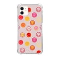 thumbnail image 1 of Smiling Faces Case Compatible with iPhone 12,Aesthetic Art Design TPU Bumper Cover Case, 1 of 6