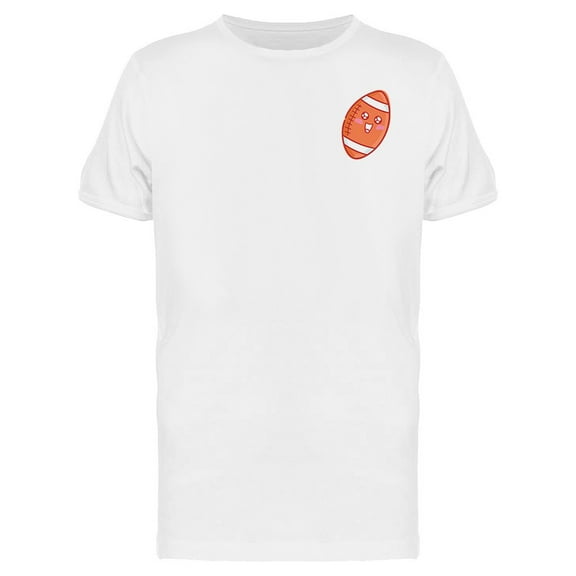 Smiling Football Ball T-Shirt Men -Image by Shutterstock, Male Medium