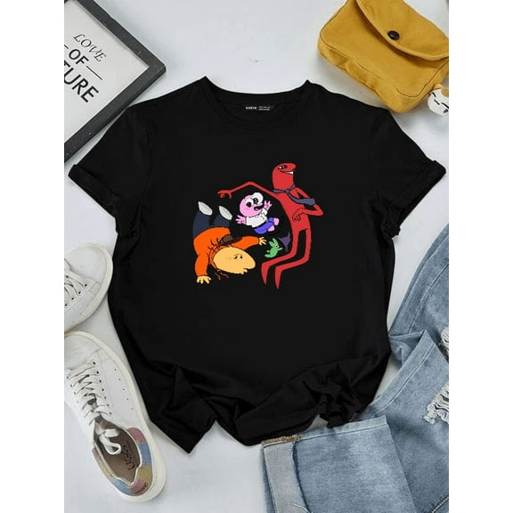 Smiling Friends Funny Adult Cartoon Fan Humor Retro Graphic Unisex T-Shirt