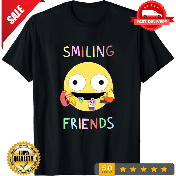 Smiling Friends Tv Show Cotton Unisex Short Sleeve T-Shirt All Size S-5XL, ULTRA LIMITED-TH68568