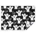 thumbnail image 1 of Black Halloween Ghosts with Boo Rectangle Tablecloth 60"x84",Waterproof Polyester Rectangle Table Cloth, Wipeable Spillproof Polyester Tablecloth for Dining, Camping, Indoor and Outdoor, 1 of 5