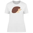 thumbnail image 1 of Smiling Hedgehod Doodle T-Shirt Women -Image by Shutterstock, Female XX-Large, 1 of 2