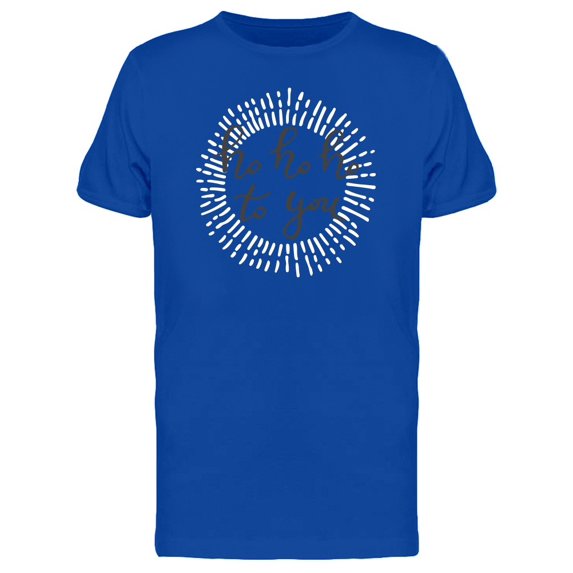 Christmas Hand Lettering Tee Men's -Image by Shutterstock