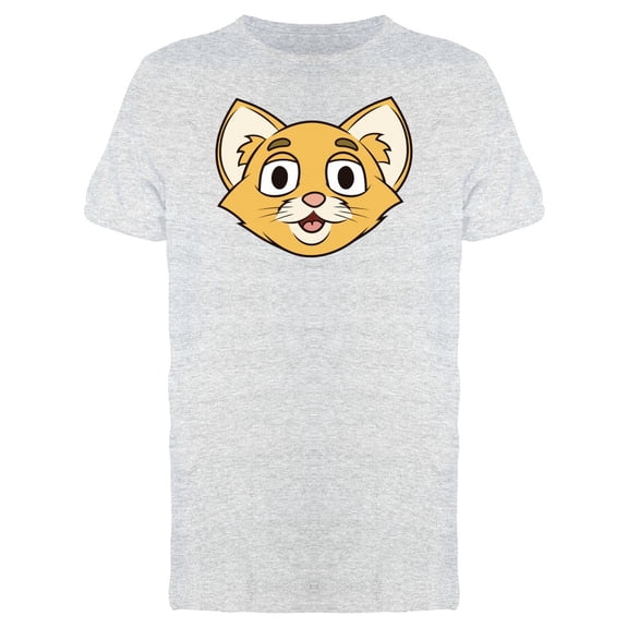 Smiling Kitten Head Tee Men's -Image by Shutterstock