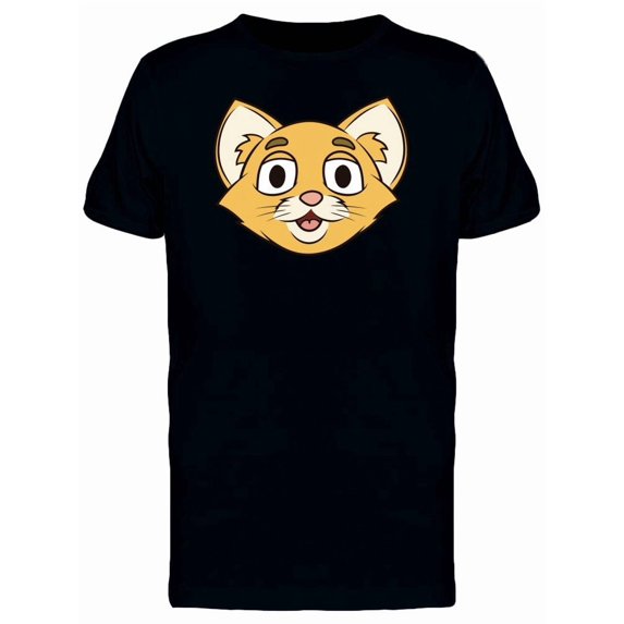 Smiling Kitten Head Tee Men's -Image by Shutterstock