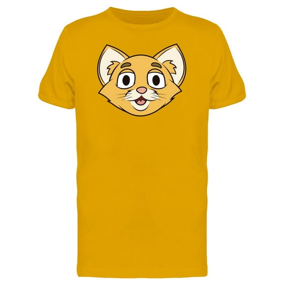 Smiling Kitten Head Tee Men's -Image by Shutterstock
