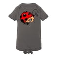 thumbnail image 1 of Smiling Ladybug Bodysuit Infant -Image by Shutterstock,  6 Months, 1 of 4