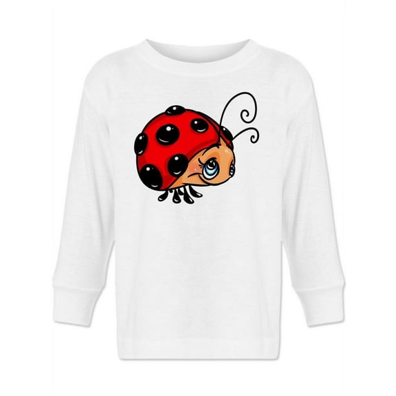 Smiling Ladybug Long Sleeve Toddler -Image by Shutterstock, 4 Toddler