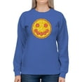 thumbnail image 1 of Smiling Pizza Sweatshirt Women -Smartprints Designs, Female Medium, 1 of 4