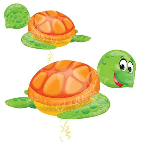 Smiling Sea Turtle 31" Mylar Balloon