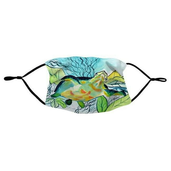 Smiling Sea Turtle Face Mask