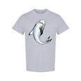 thumbnail image 1 of Smiling Shark Drinking Juice T-Shirt Men -Image by Shutterstock, Male Small, 1 of 2