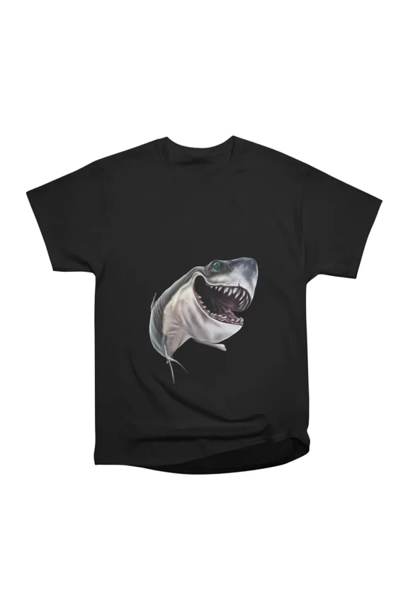 Smiling Shark Selfie T-Shirt Tee Gift For Him Merch For Her Apparel For Friend