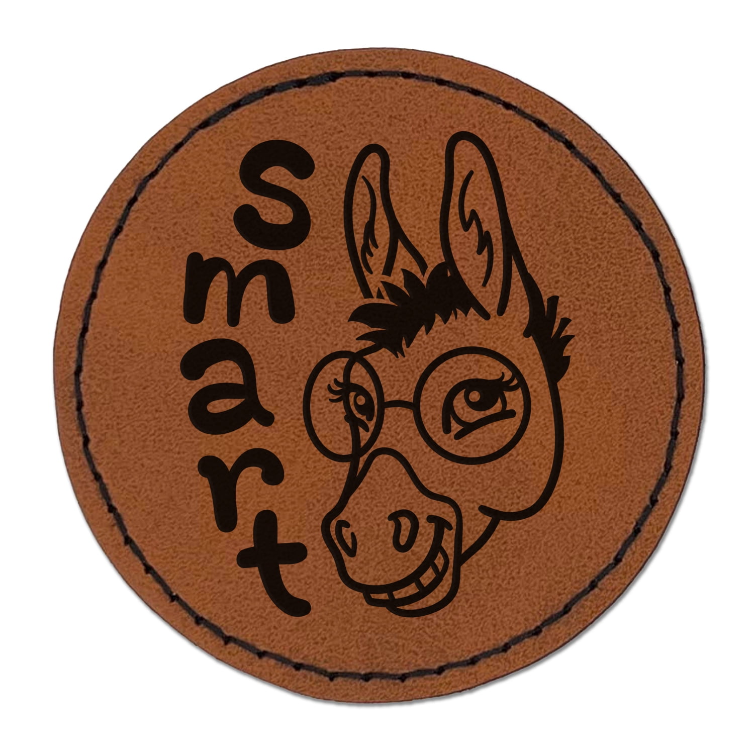 Smiling Smart Donkey with Glasses 2.5