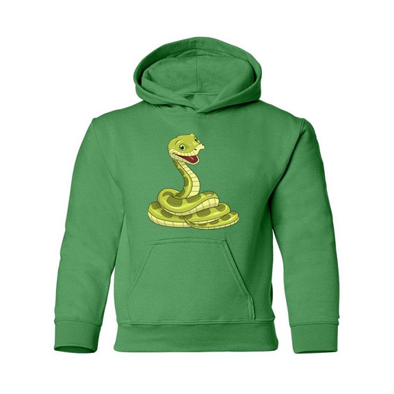 Smiling Snake Hoodie Juniors -Image by Shutterstock,  Medium