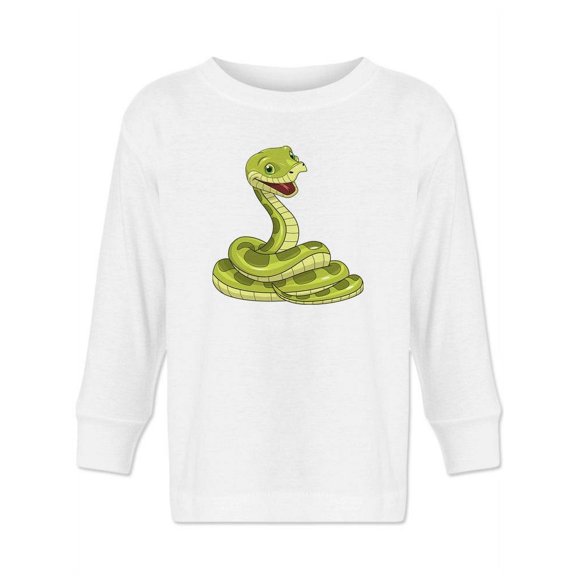 Smiling Snake Long Sleeve Toddler -Image by Shutterstock,  4 Toddler