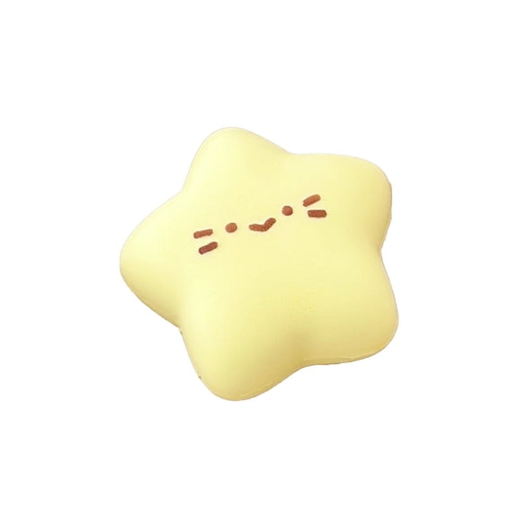 Smiling Star Squeezable Desk Decoration, Slow Rebound Squishy Decompression Toy Tabletop Ornament for Home & Office Decor Stress Ball Gifts