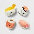 thumbnail image 1 of Smiling Sushi Flush Cat Toy - 4pk, 1 of 5