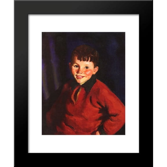 Smiling Tom (Thomas Cafferty) 20x24 Framed Art Print by Robert Henri