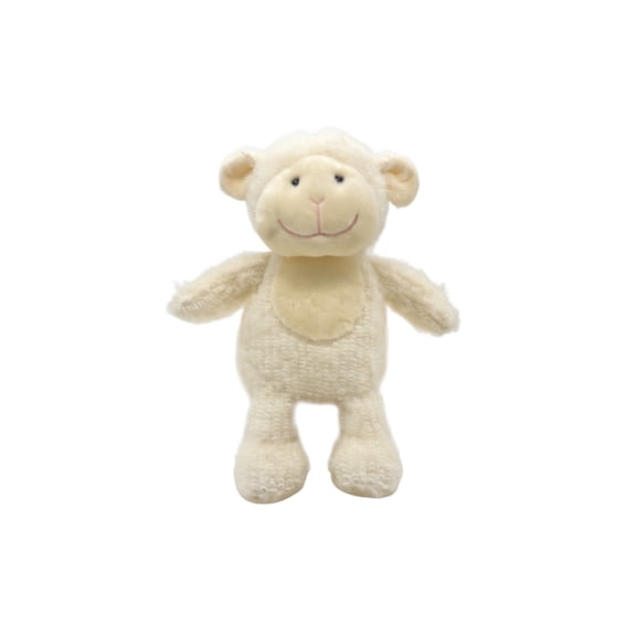 Smiling White Monkey Stuffed Animals Plushies, Soft Cuddly Monkey Stuffed Animal for Boys Girls, Huggable Plush Pillows Companion Dolls for Holiday Gifts, 9.8*7.9 In Plush Toy for Bedroom Home Decor