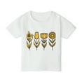 thumbnail image 1 of Smiling Yellow Flowers Toddler Tshirt - 4 Color Options Available, 1 of 2