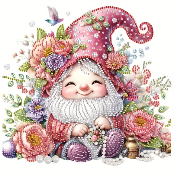 Smiling and Amiable Gnomes Diamond Art Painting Kit