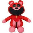 Smiling critters terrifying smiling animal series plush doll red bear
