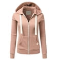 thumbnail image 1 of Smilkoo Autumn Hooded Activewear Zipper Solid Color Sport Casual Hoodie, 1 of 3