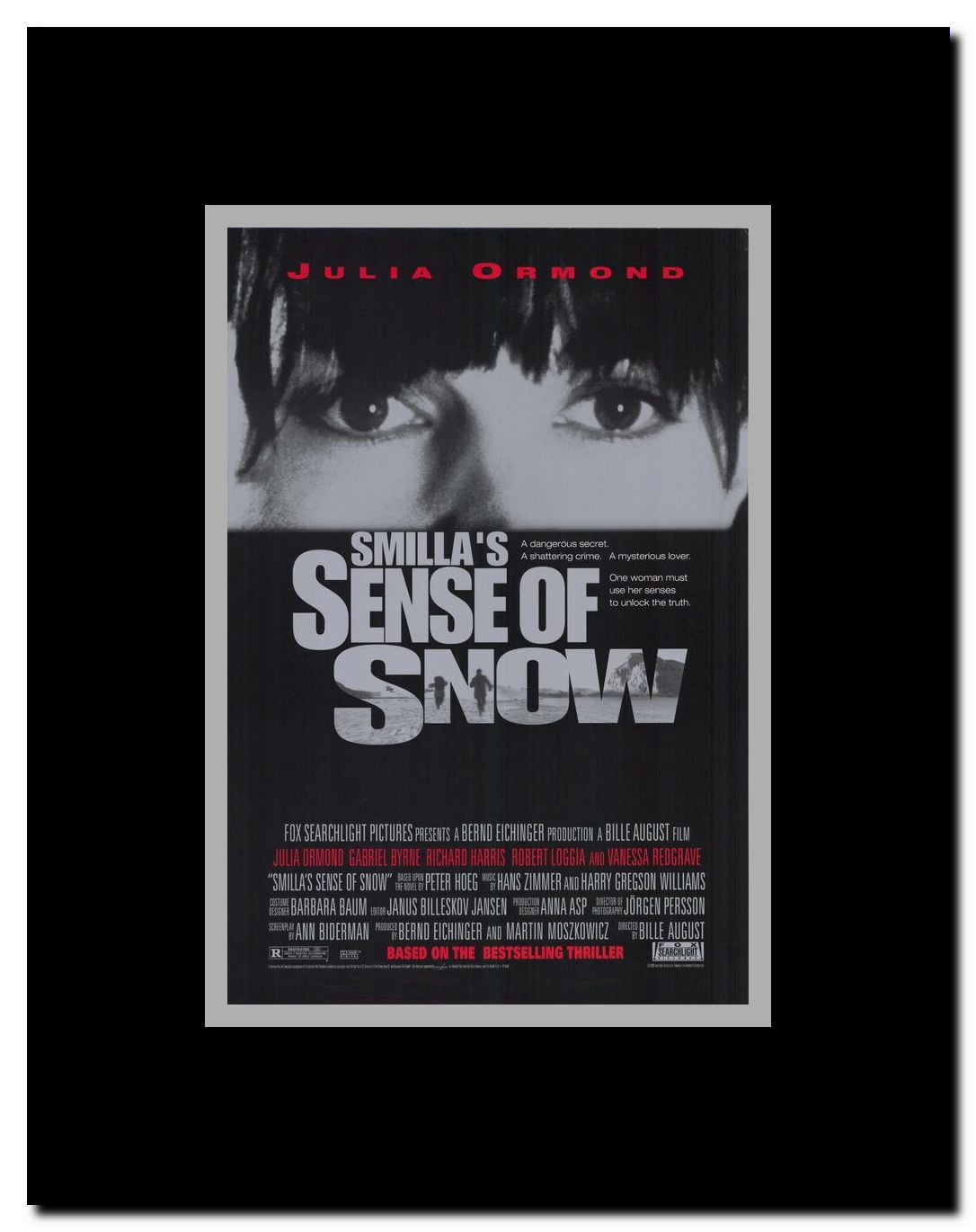 Smilla's Sense of Snow Framed Movie Poster