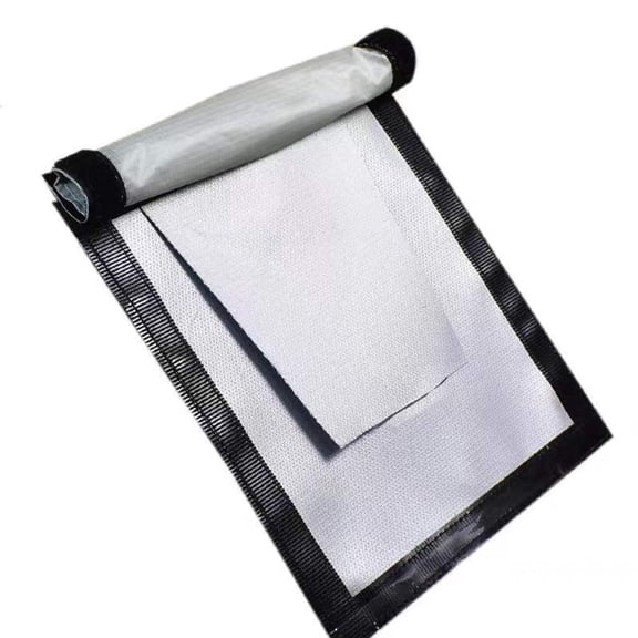 SmiloDon DIY Tent Stove Jack 20*23 Double Layer Tent Stove Jack Kit With Rain Flap Tent Fireproof Glassfiber Cloth Accessories