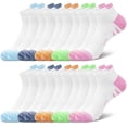 thumbnail image 1 of Loritta Secret 10 Pairs Women's Low Cut Ankle Socks Stretchy Breathable Athletic Socks for Women,Size 6-8, 1 of 6