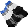 thumbnail image 1 of Loritta Secret 6 Pairs Women Ankle Socks with Arch Support Low Cut Running Athletic Socks for Women,Size 6-8, 1 of 6