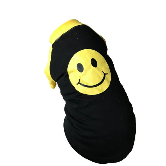 Smily Face Dog T Shirt Small Medium