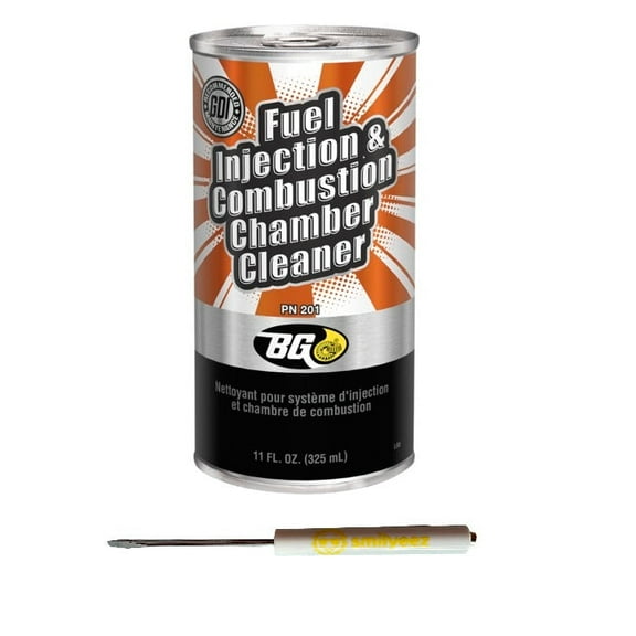 BG Fuel Injection & Combustion Chamber Cleaner PN 201 With Smilyeez Pocket Screwdriver
