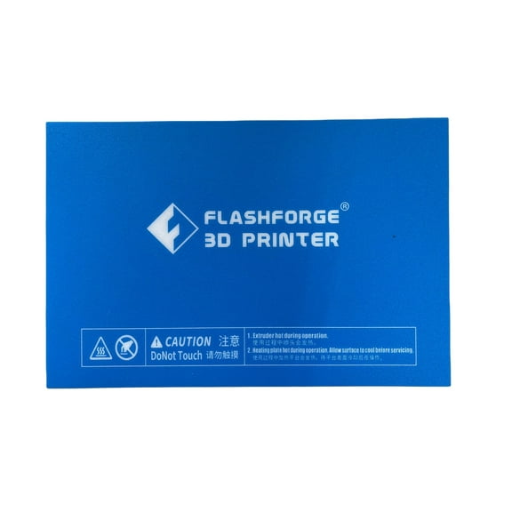 Smilyeez Listing for FlashForge HP-00057 Platform Sticker for Creator Pro, Creator Pro 2, Dreamer, Dreamer NX, and Inventor - 232mm x 154mm Original Build Surface