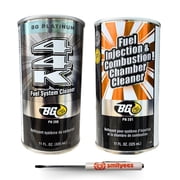 BG K1003 Fuel Injection & Combustion Chamber Cleaner PN 201 & BG Platinum 44K Fuel System Cleaner PN 208 With Pocket Screwdriver