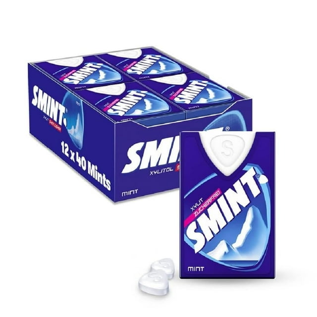 Smintdental Mint Flavour Sugar Free With Xylitol 8g. 12 Matches Box 